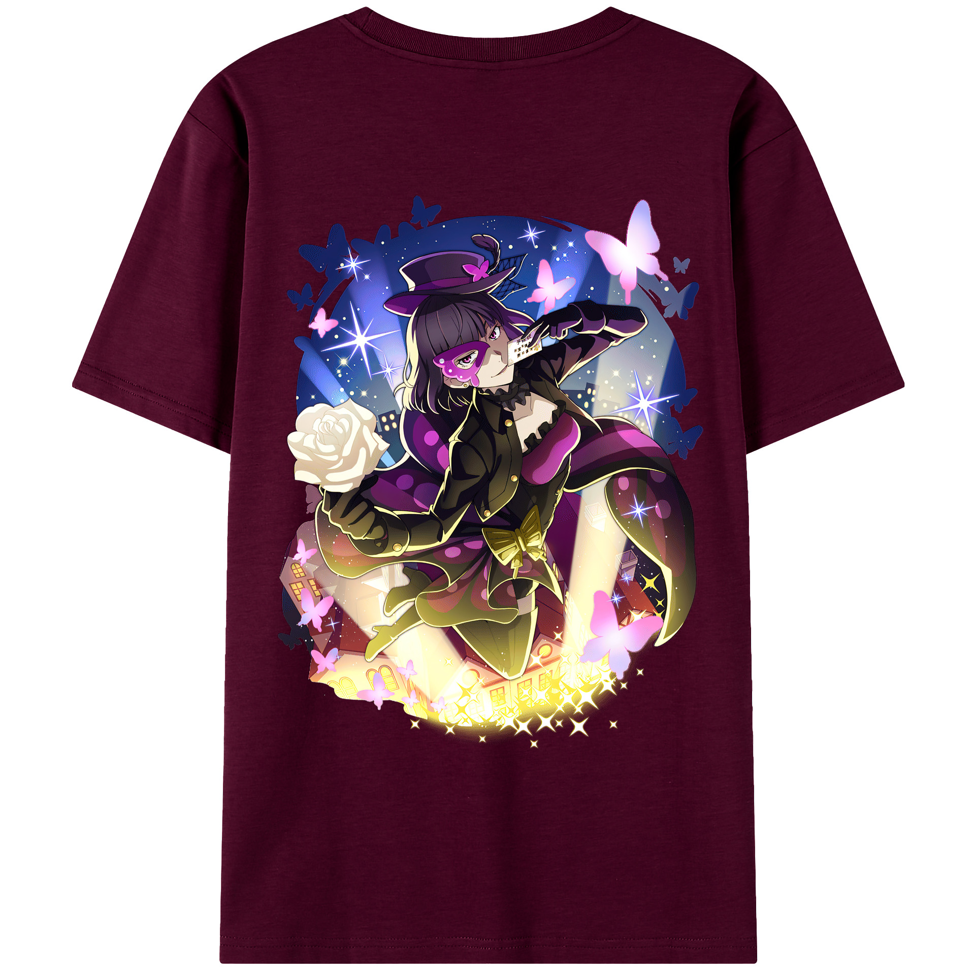 （画像用） 文豪ストレイドッグス Bungo Stray Dogs レディース半袖Tシャツ(バックプリント)